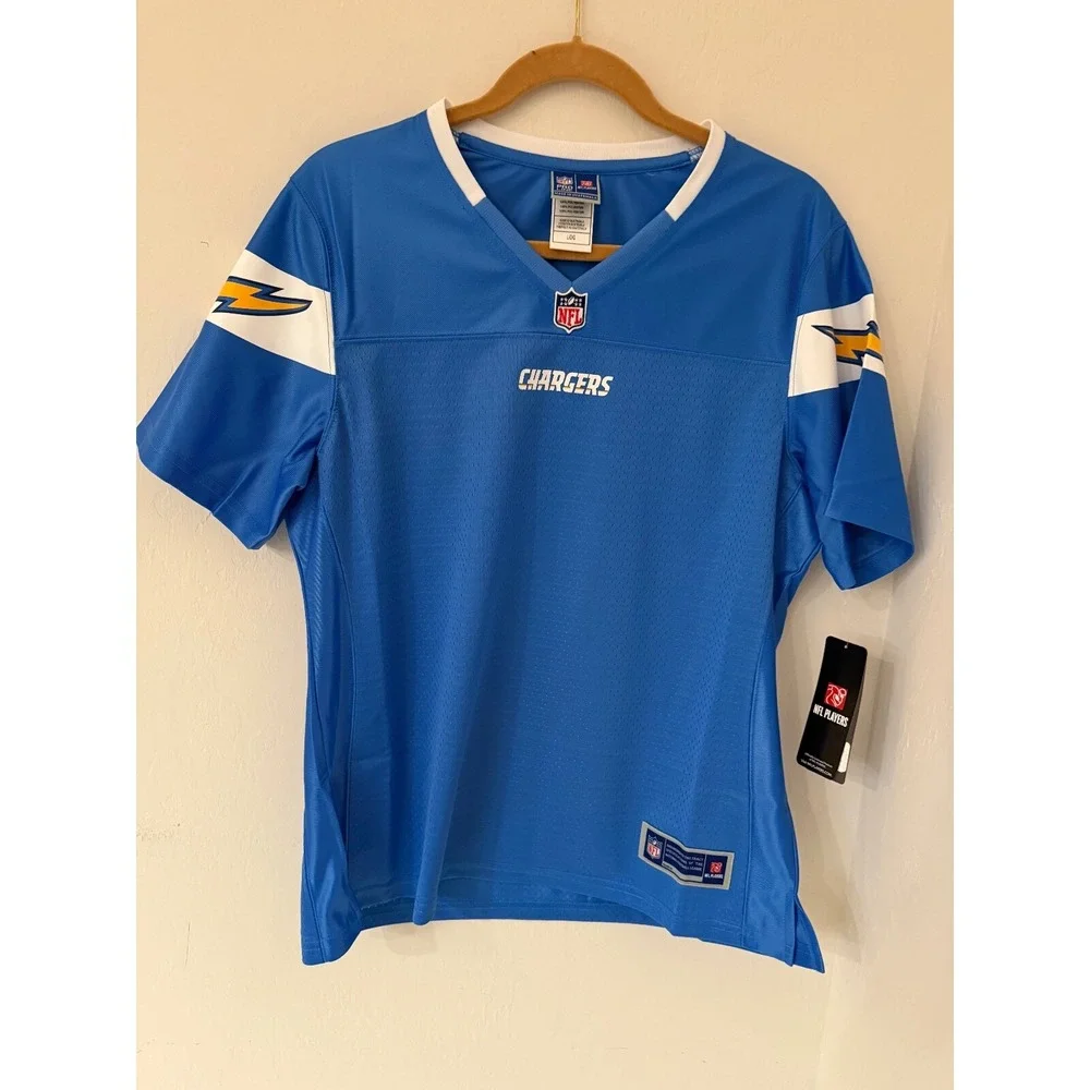 San Diego Chargers NFL Pro Line Womens Jersey (Customizable) Size Large -NWT